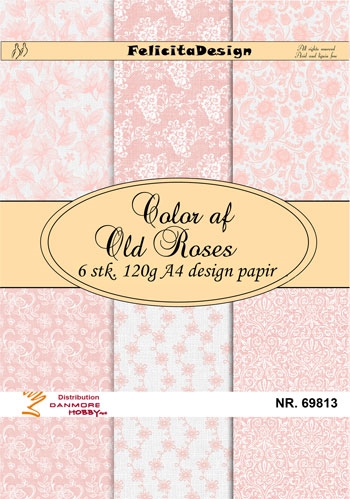  Felicita Design A4 Color of old roses 6 stk 120g